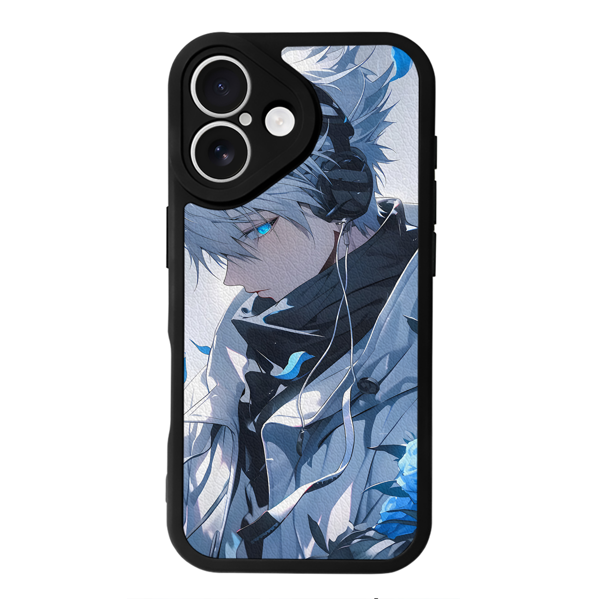 （画像用） 呪術廻戦 Jujutsu Kaisen 【iPhone 16シリーズ対応】シリコンスマホケース（レザー調） 材質：シリコン